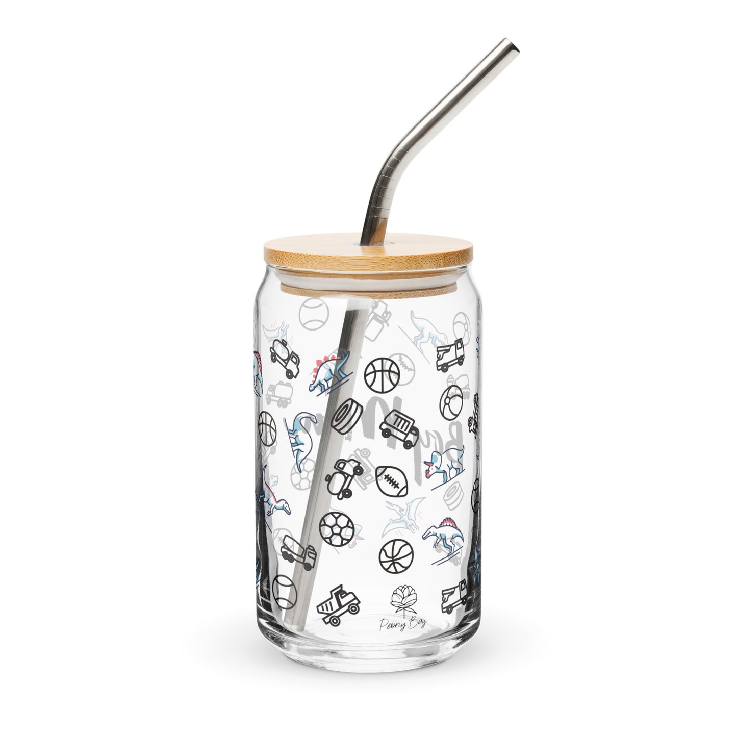 Boy Mom Glass Can