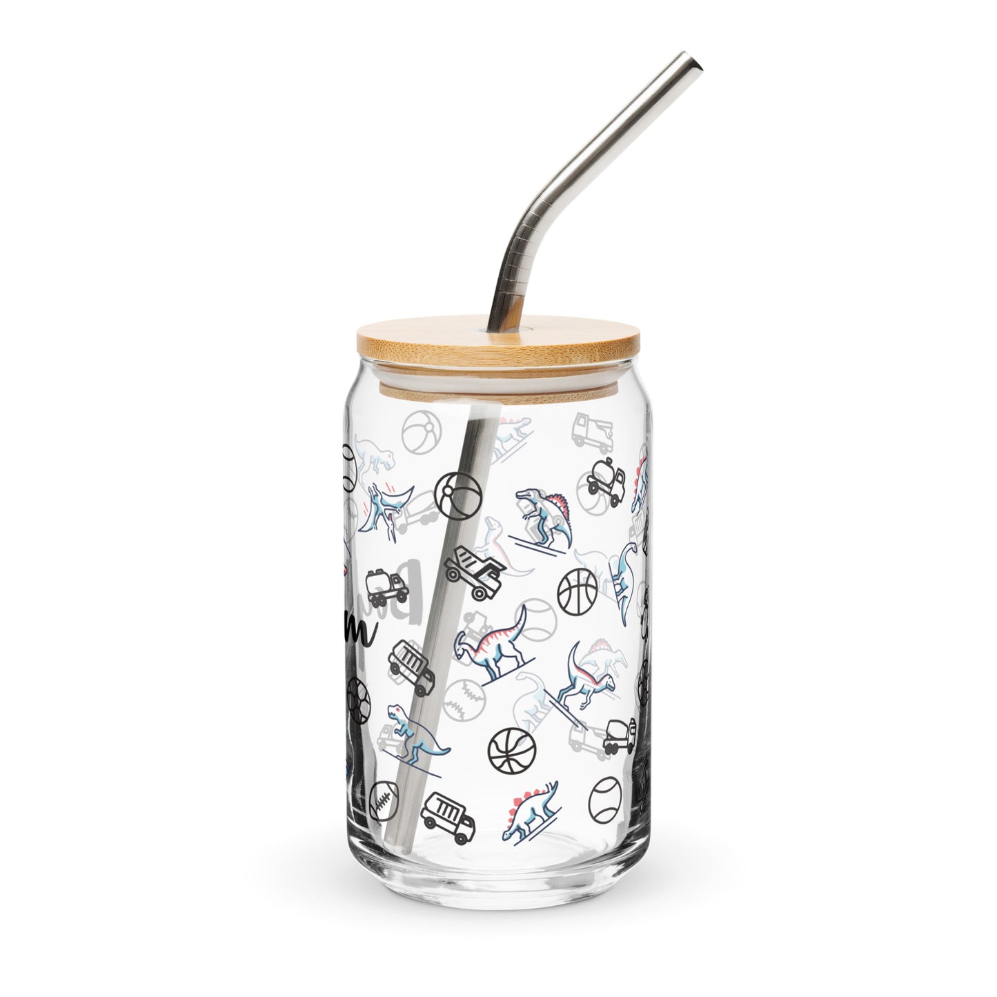 Boy Mom Glass Can