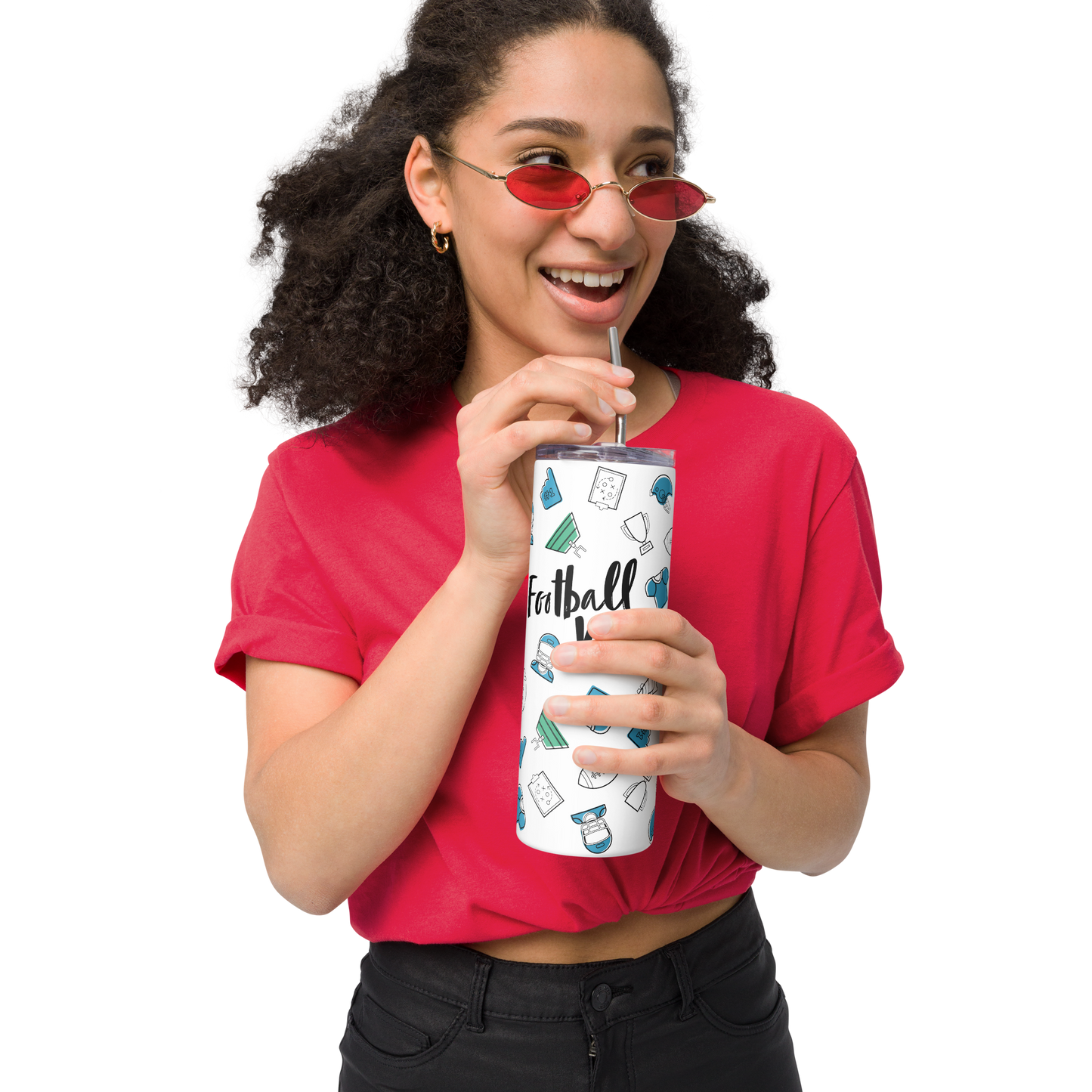 Football Mom 20oz Tumbler