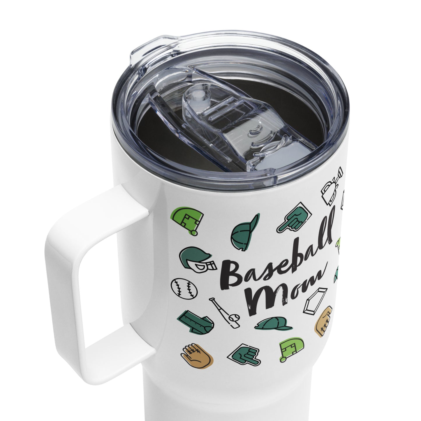 Baseball Mom 25oz Travel Tumbler