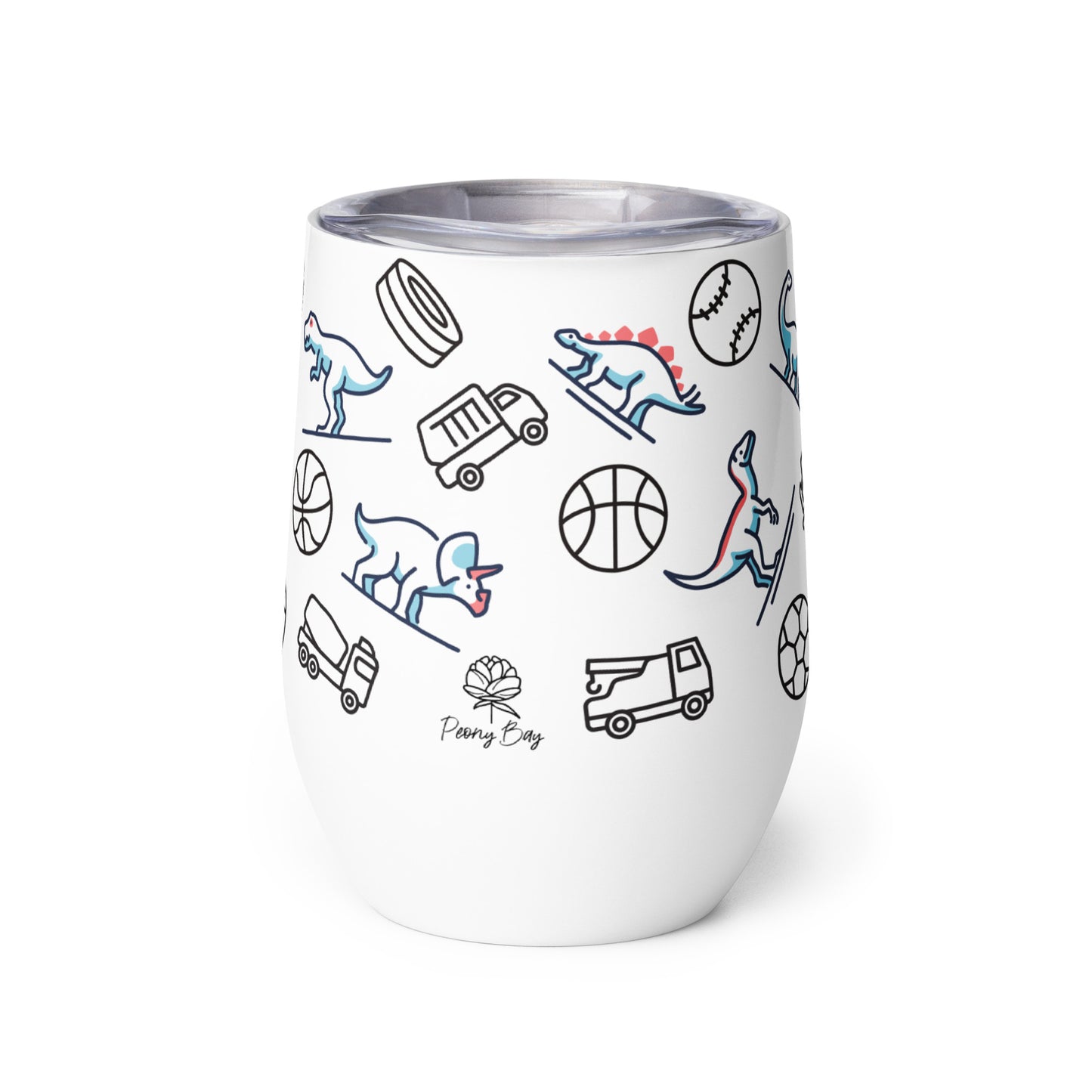 Boy Mom Wine Tumbler