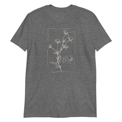 Be Still – Psalm 46:10 Botanical T-Shirt
