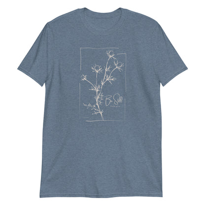 Be Still – Psalm 46:10 Botanical T-Shirt