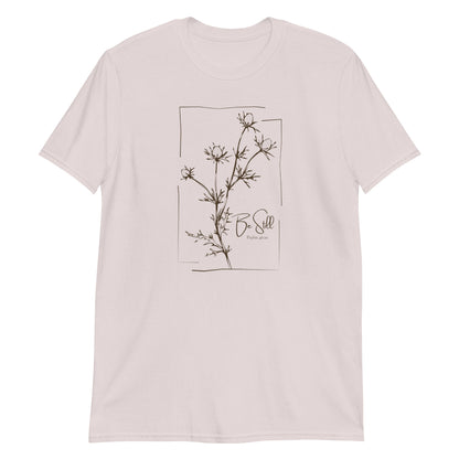 Be Still – Psalm 46:10 Botanical T-Shirt
