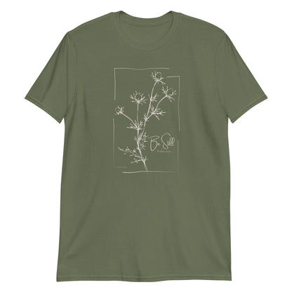 Be Still – Psalm 46:10 Botanical T-Shirt