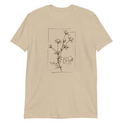 Be Still – Psalm 46:10 Botanical T-Shirt