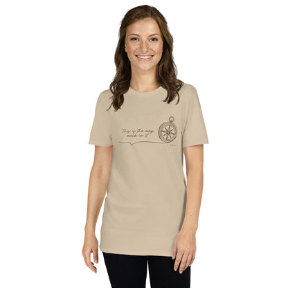 This Is the Way – Isaiah 30:21 Compass T-Shirt