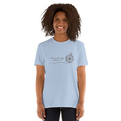 This Is the Way – Isaiah 30:21 Compass T-Shirt