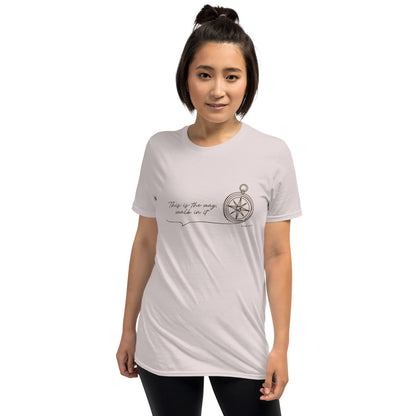 This Is the Way – Isaiah 30:21 Compass T-Shirt