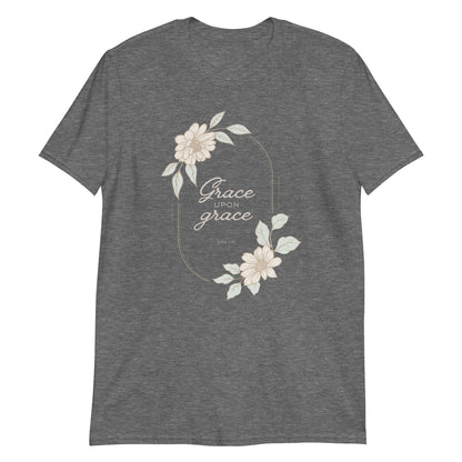 Grace Upon Grace – John 1:16 Floral T-Shirt