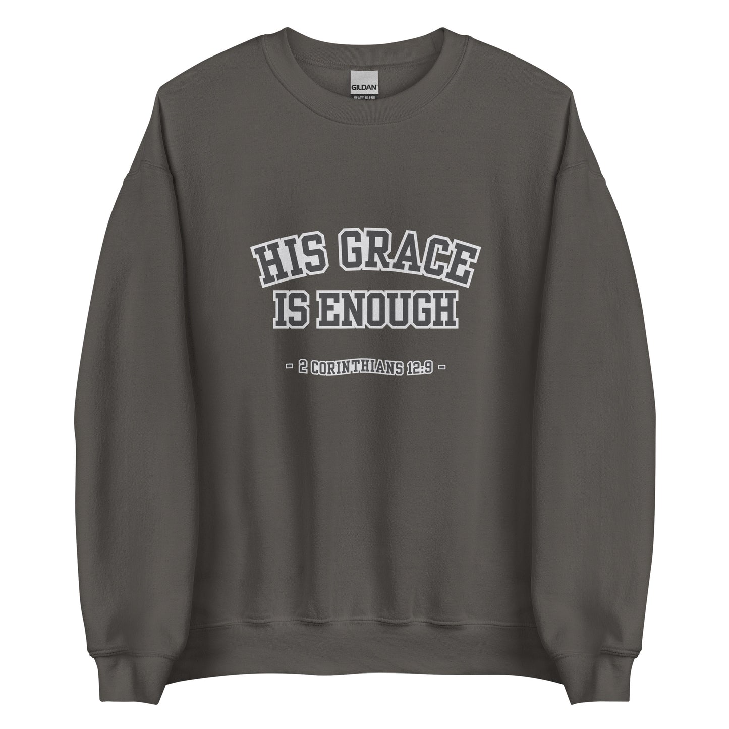 His Grace Is Enough – 2 Corinthians 12:9 Vintage Sweatshirt