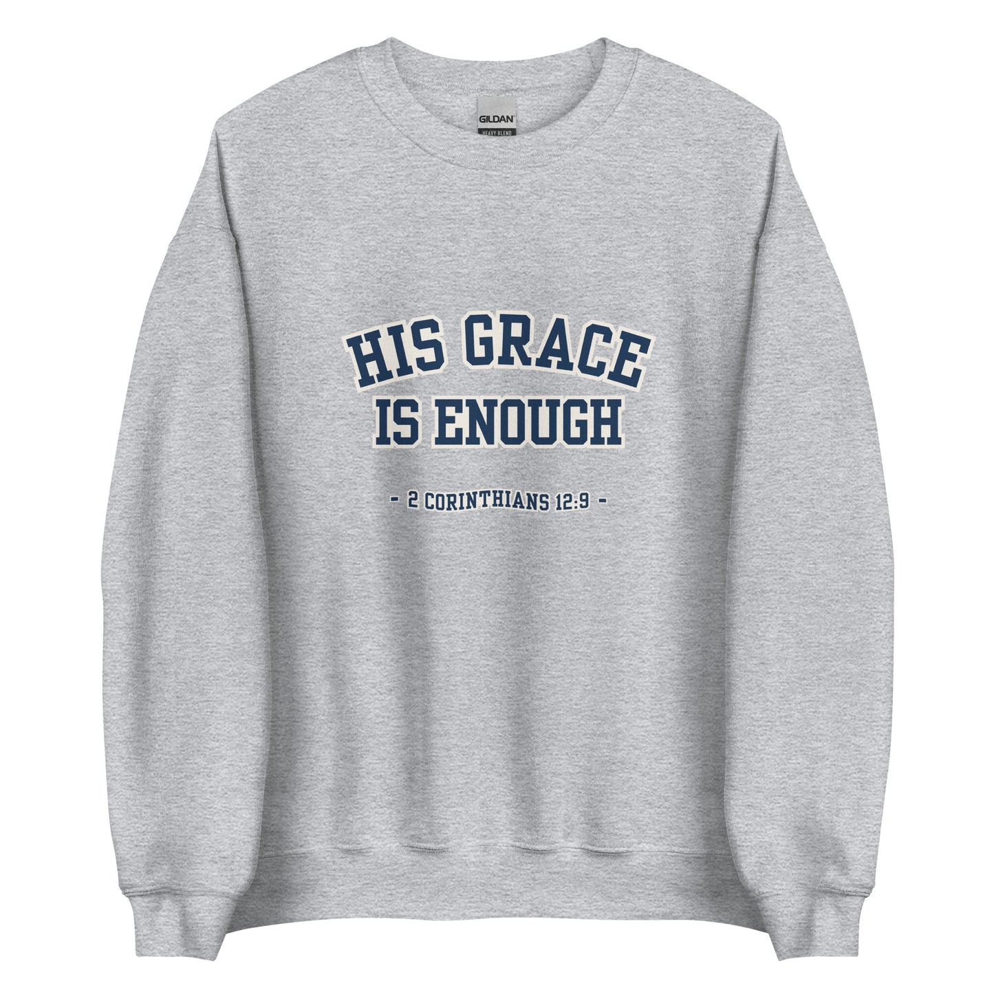 His Grace Is Enough – 2 Corinthians 12:9 Vintage Sweatshirt