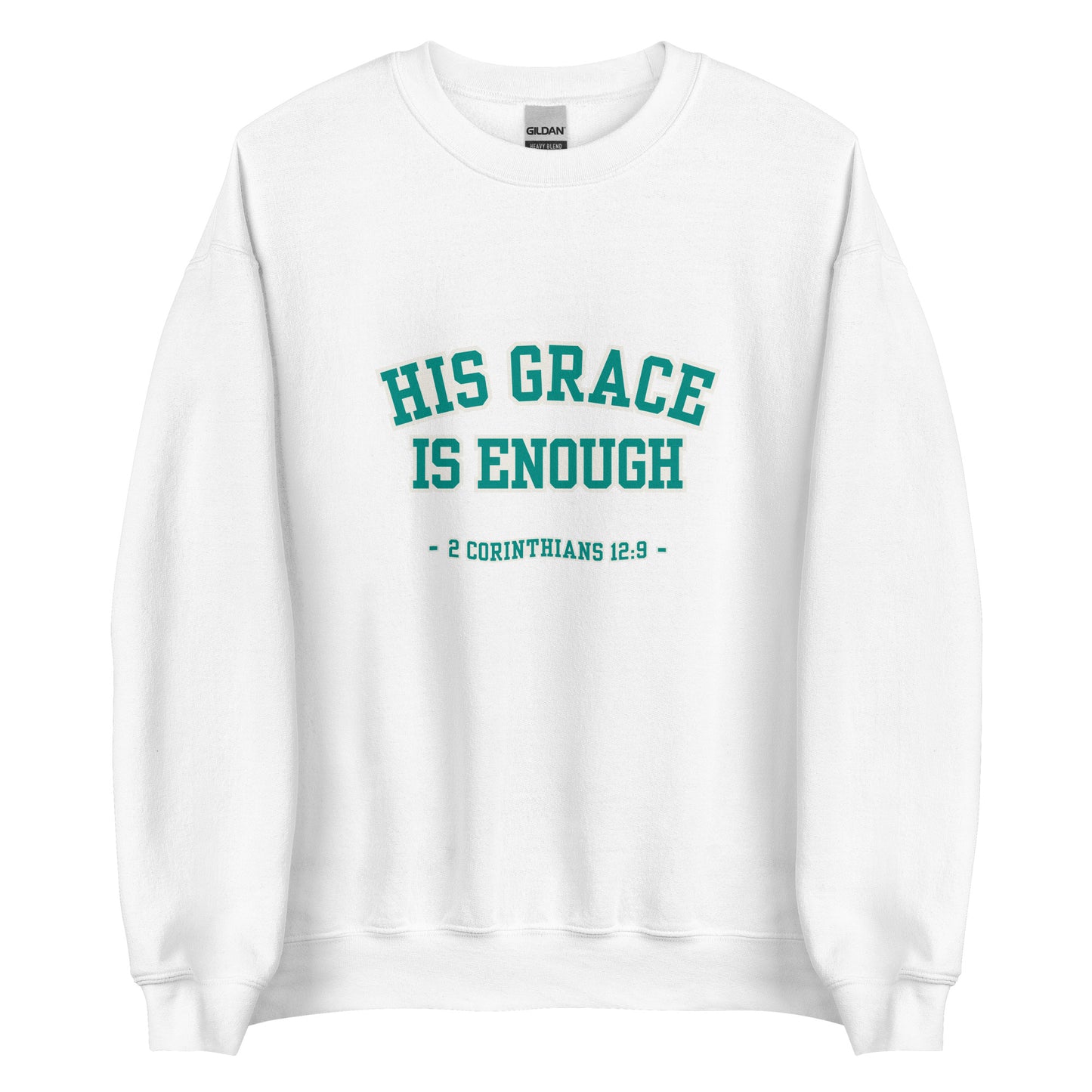 His Grace Is Enough – 2 Corinthians 12:9 Vintage Sweatshirt