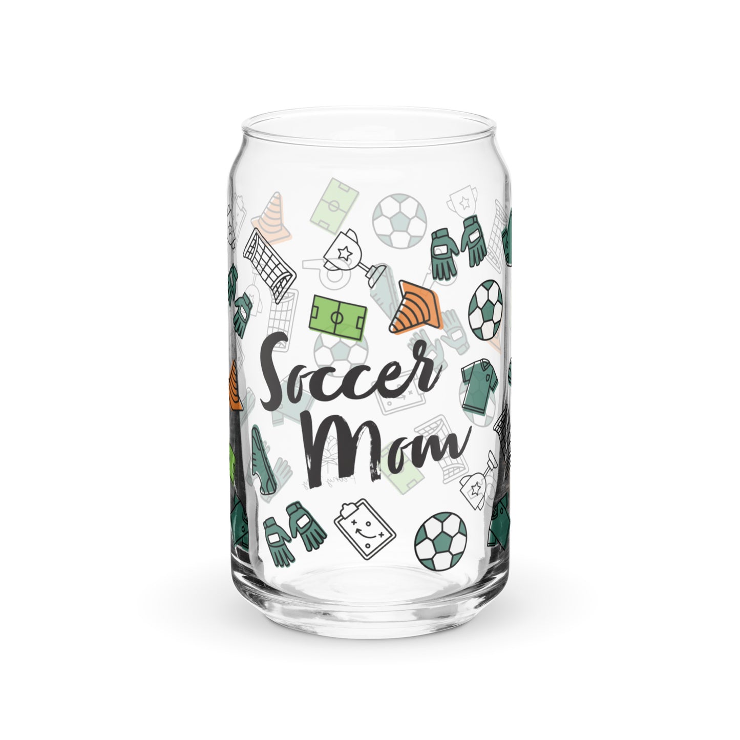 Soccer Mom Glass Can