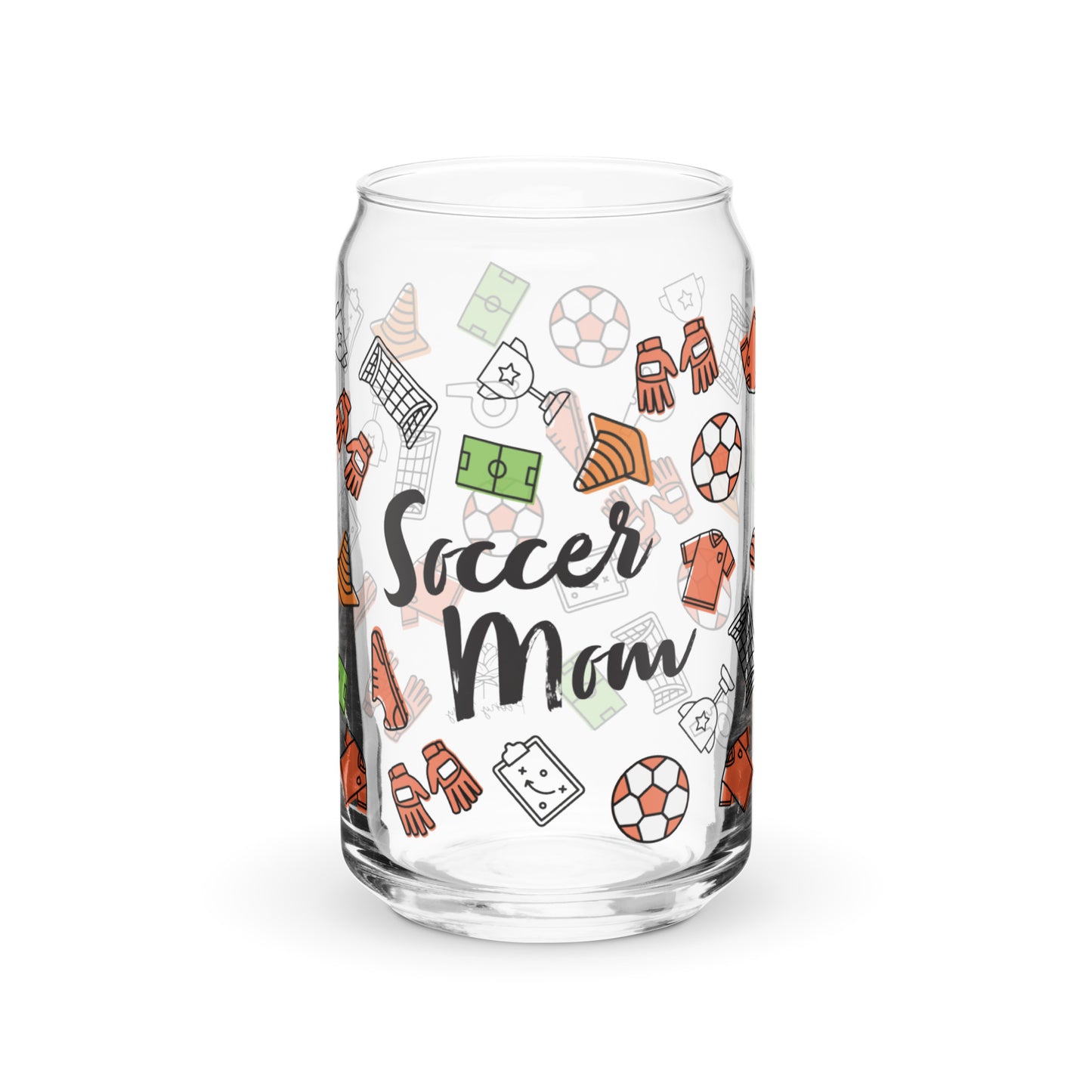 Soccer Mom Glass Can