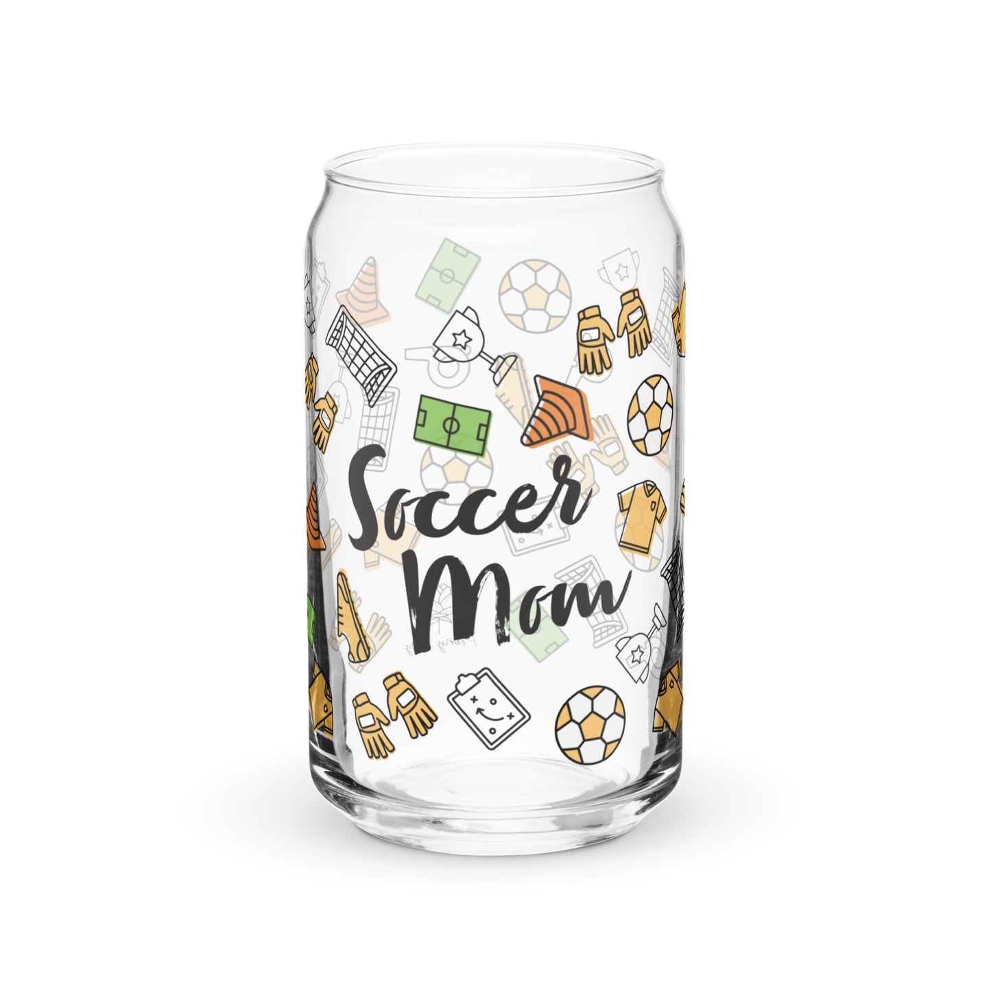 Soccer Mom Glass Can