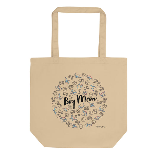 Boy Mom Tote Bag