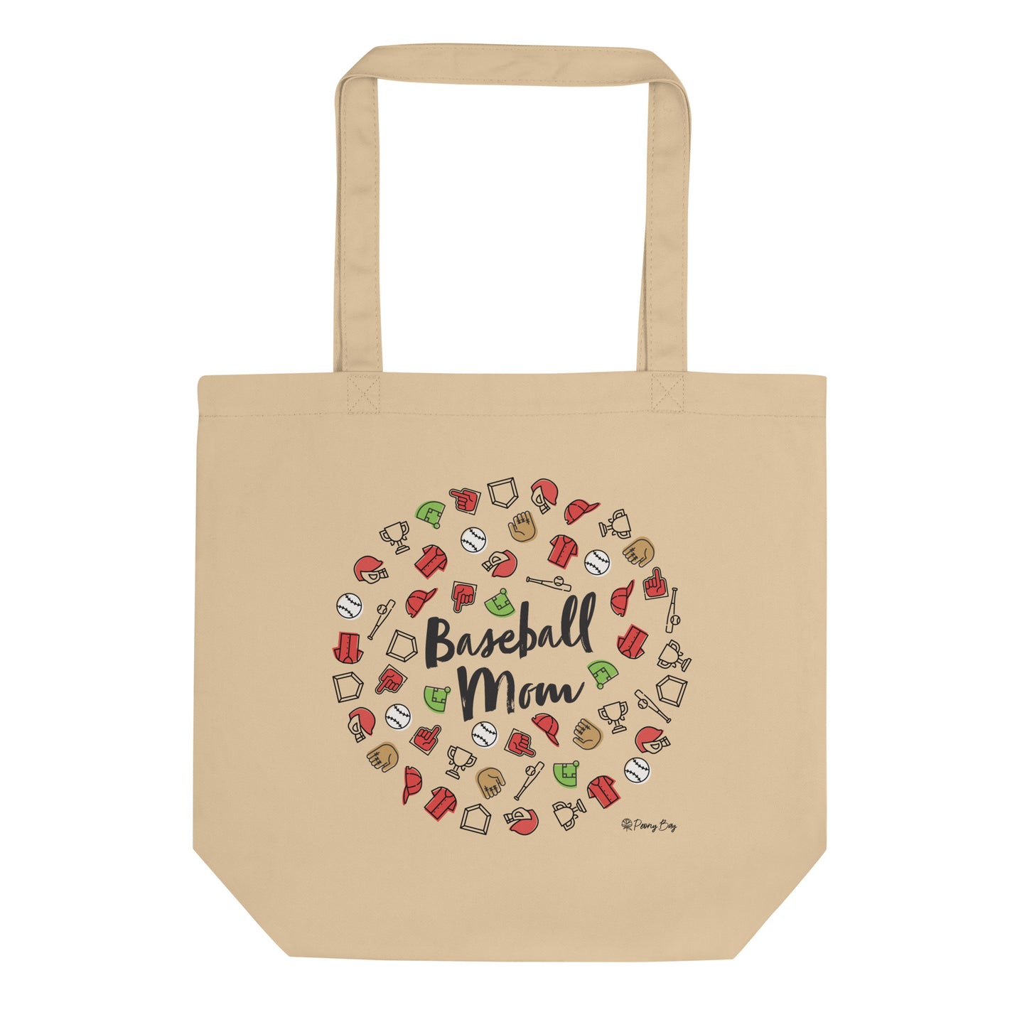 Baseball Mom Tote Bag