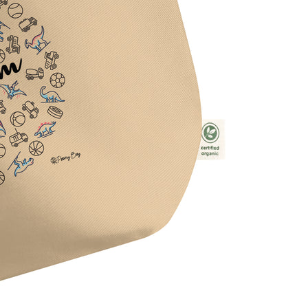 Boy Mom Large Tote Bag