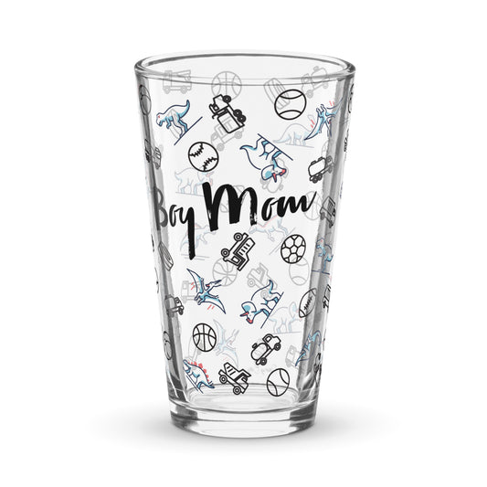 Boy Mom Pint Glass