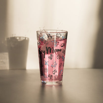 Boy Mom Pint Glass