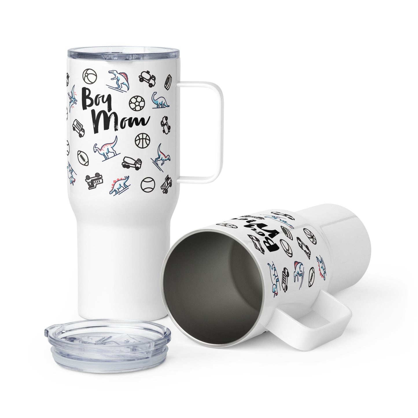 Boy Mom 25oz Travel Tumbler