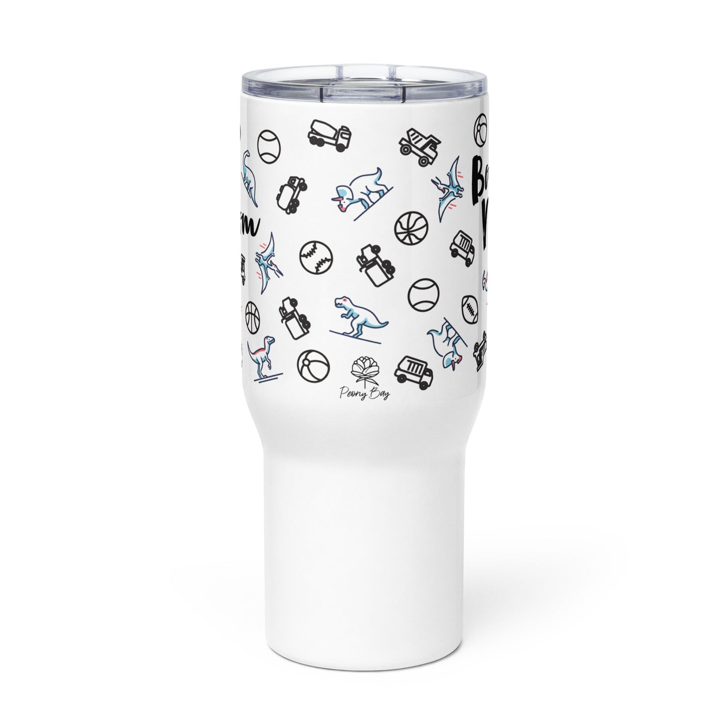 Boy Mom 25oz Travel Tumbler