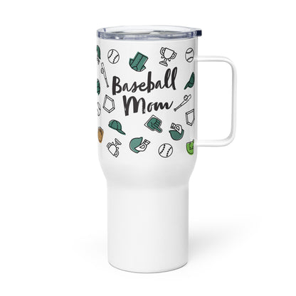 Baseball Mom 25oz Travel Tumbler