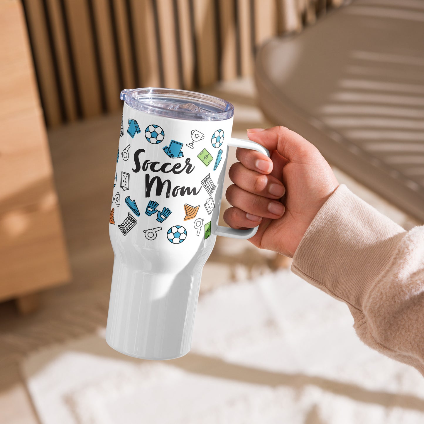 Soccer Mom 25oz Travel Tumbler