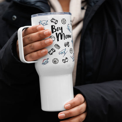 Boy Mom 25oz Travel Tumbler