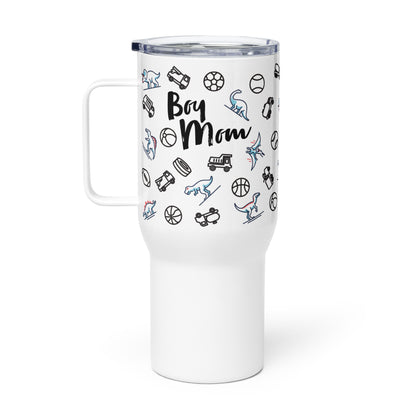 Boy Mom 25oz Travel Tumbler