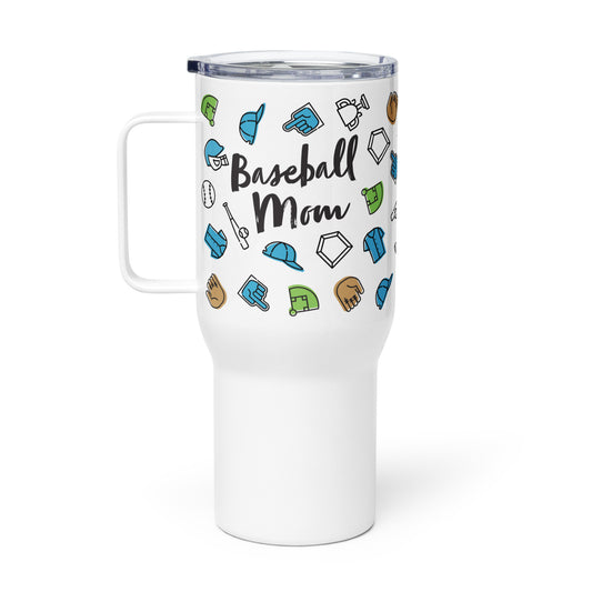 Baseball Mom 25oz Travel Tumbler