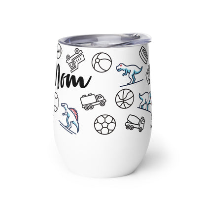 Boy Mom Wine Tumbler